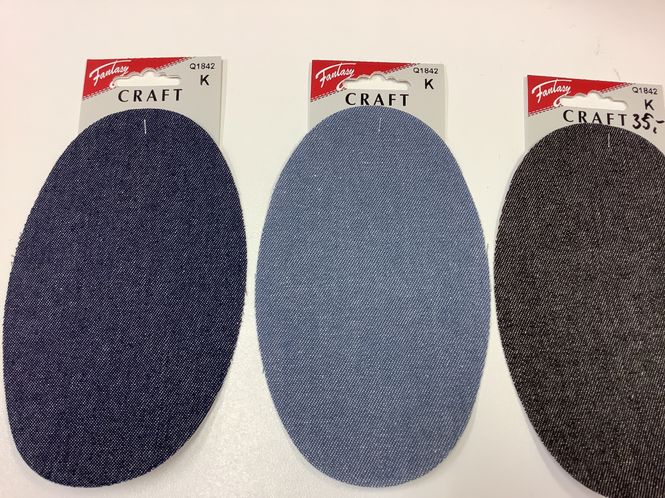 Hovedbilde Strykelapper i denim
