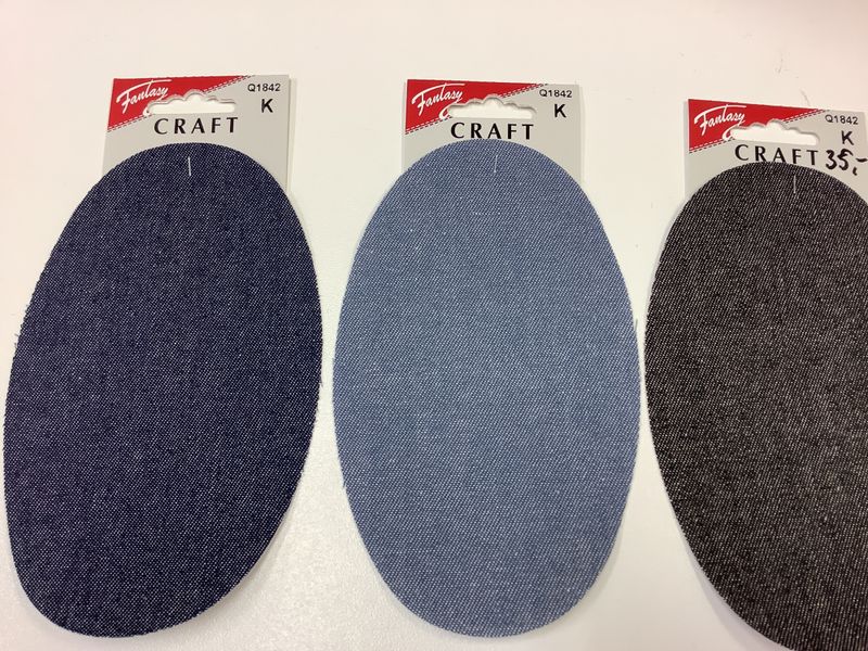 Strykelapper i denim