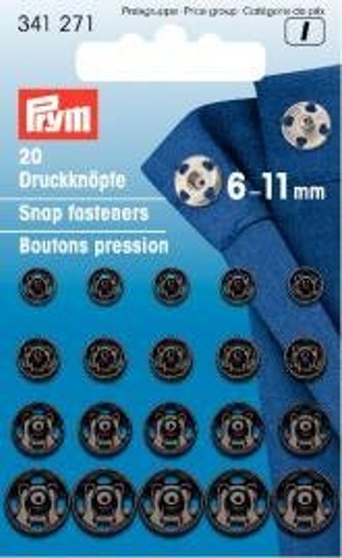 Trykknapper 6-11 mm