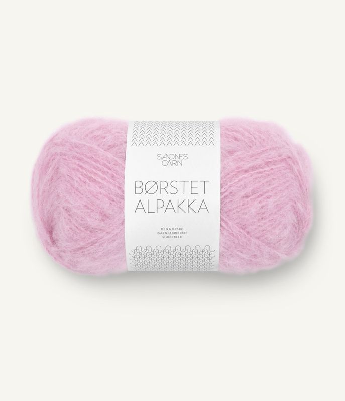 Børstet Alpakka 4813 Pink Lilac