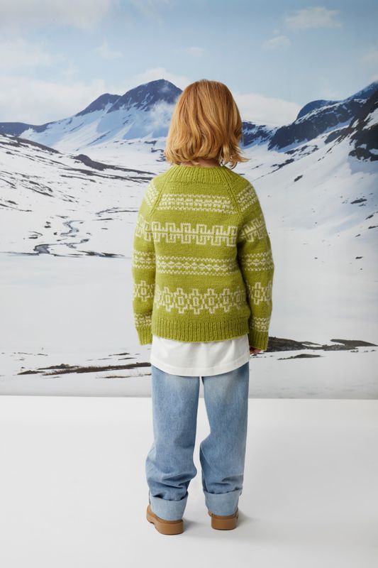 448 Fjære genser til barn